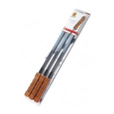 Набор Forester Слоны 6 шампуров деревяная ручка 60 см в блистере