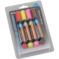 Набор маркеров Savage Gear Magic 4 шт red yellow pink brown