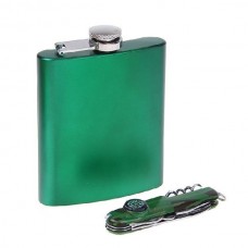 Набор подарочный Хольстер 2в1 фляжка и нож