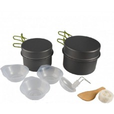 Набор посуды Helios Campsor 301 анодированный алюминий