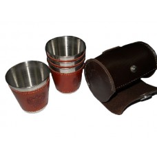 Набор стопок Сима Ленд Герб кожа