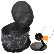 Набор жерлиц Три Кита неоснащенные с угловой стойкой черн.катушка d90мм уп.10шт