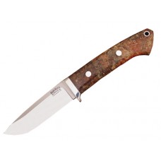 Нож Bark River Drop Point Hunter Salmon & Black Elder Burl с