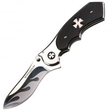 Нож Boker Magnum Flaming Cross складной сталь 440 рук. алюми