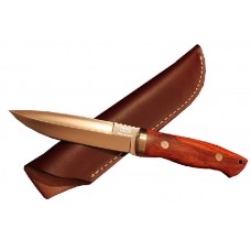 Нож G. Sakai фикс. клинок 12.6 см сталь VG-10 рукоять красн.