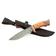 Нож ИП Семин Близнец кованая сталь 95х18 береста кость