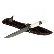 Нож ИП Семин НКВД сталь Х12МФ кость эбонит