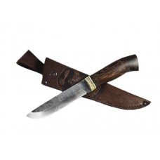 Нож ИП Семин Путник кованая сталь 95x18 со следами ковки венге литье