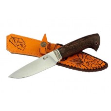 Нож ИП Семин Сокол кованая сталь 95x18 со следами ковки венге литье