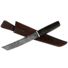 Нож ИП Семин Танто дамасская сталь венге