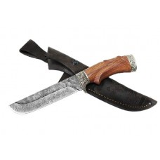 Нож ИП Семин Варяг дамасская сталь литье ценные породы дерева