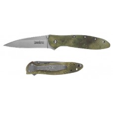 Нож Kershaw Camo leek складной алюминий Sandvik 14C28N рукоять камуфляж