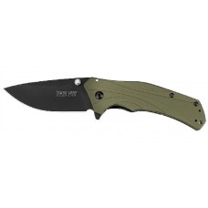 Нож Kershaw Knockout складной сталь 14C28N оливковая рукоять