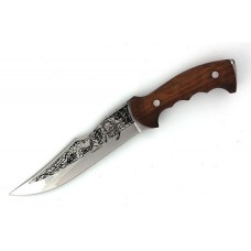 Нож Кизляр Скорпион большой охотничий рукоять кавказ орех