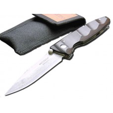 Нож Mcusta Damascus Basic Folder African Ebony Wood скл. ста