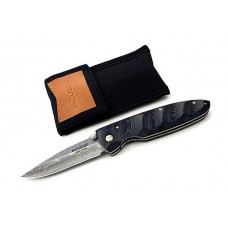 Нож Mcusta Damascus Basic Folder Black Micarta скл. сталь VG