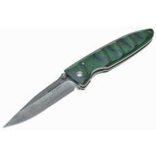 Нож Mcusta складной клинок 8 см сталь VG10 дамаск