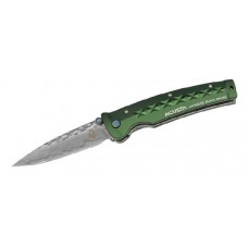 Нож Mcusta Tsuchi Damascus Folder Dark Green скл. сталь VG10