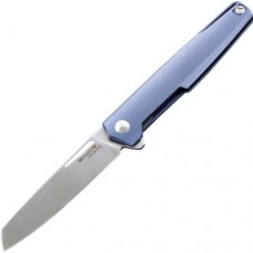 Нож Mr.Blade Snob M390 titanium handle складной blue