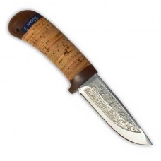 Нож Росоружие Малек 2 береста рисунок