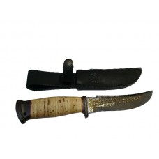 Нож Росоружие Русский 3 рукоять позолота береста