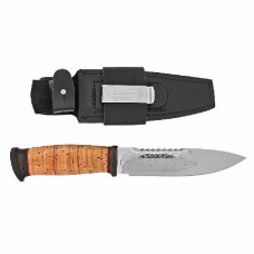 Нож Росоружие Спас-2 сталь 40х12с2м рисунок рукоять береста