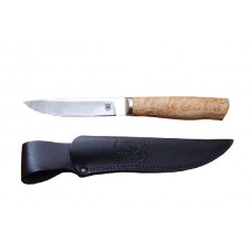 Нож Северная Корона Лис нержавеющая сталь карельская береза