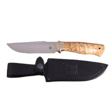 Нож Северная Корона Шатун нержавеющая сталь карельская береза