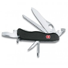 Нож Victorinox Trailmaster One Hand Wavy Edge с фиксатором 12 функций черный