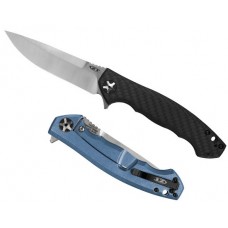 Нож Zero Tolerance K0452CFM390BLU титан карбон сталь M390