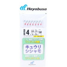 Оснастка Hayabusa морская сабики QK-004R №4-0,8-1,5 HS-555 7кр