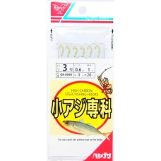 Оснастка Hayabusa морская сабики QK-009R S-405 №4-0.8-1,5 6кр