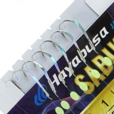 Оснастка Hayabusa морская сабики QR-15RB №10-1-2 голографический крючок 6кр