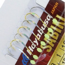 Оснастка Hayabusa морская сабики QR-16RB №8-0,8-1 голографический крючок 7кр