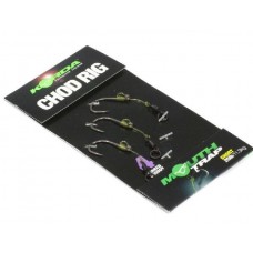 Оснастка Korda Chod rig short barbed X-04 волосяная
