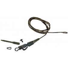 Оснастка Prologic Safetly clip QC link hollow leader 80cm 45lbs 3шт