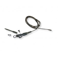 Оснастка Prologic safetly clip QC link metal core leader 80см 45lbs 3шт