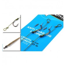Оснастка волосяная Nautilus Anti snag rig 16см 25lb №2