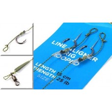 Оснастка волосяная Nautilus Line aligner rig 16см 25Ib №4