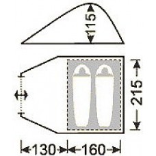 Палатка Greenell Kerry 2 V2 green