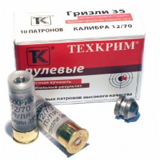 Патрон 12х70 Техкрим пуля Гризли 35г
