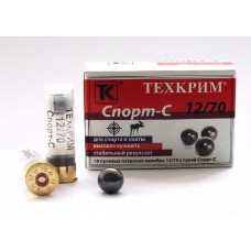 Патрон 12х70 Техкрим пуля Спорт-С 1/10