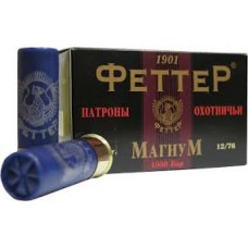 Патрон 12х76 Феттер 1 44г Магнум 1/15/120