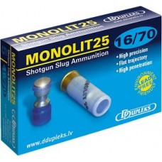 Патрон 16х70 DDupleks пуля Monolit 25г
