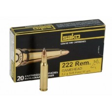 Патрон 222Rem Sako 3,6 Gamerhead SP