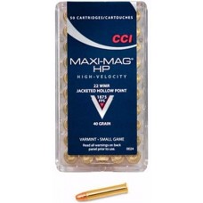 Патрон 22 WMR CCI HP maxi-mag 2,6г (50шт)