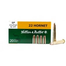 Патрон 22Hornet Sellier&Bellot 2,9г SP 1/20