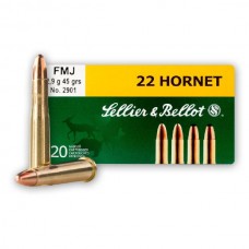 Патрон 22Hornet Sellier&Bellot FMJ 2.9гр