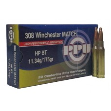 Патрон 308Win PPU Match HP BT 11,34г