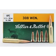 Патрон 308Win Sellier&Bellot 11.7 HPC 1/20